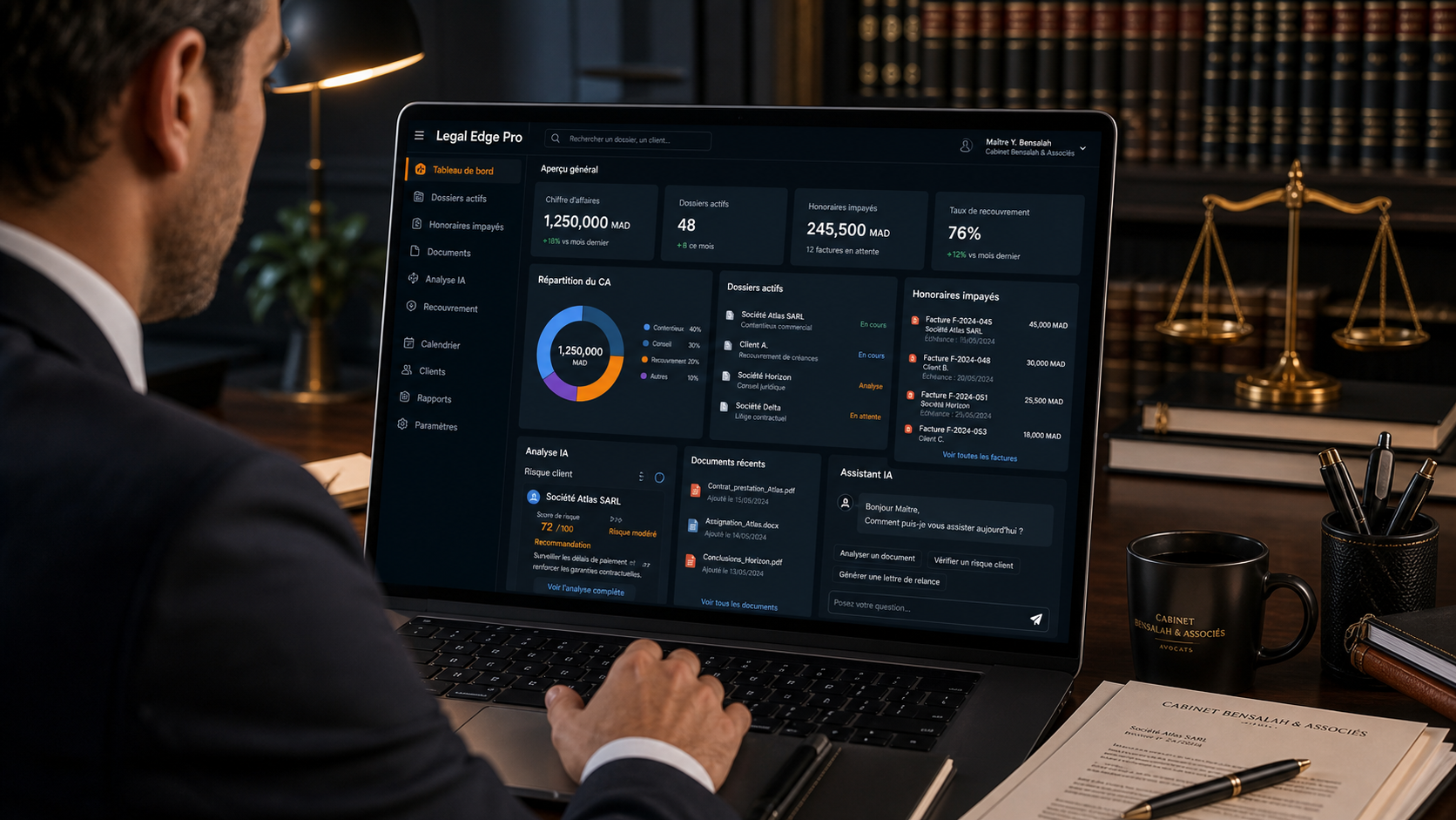 Legal Edge Pro interface